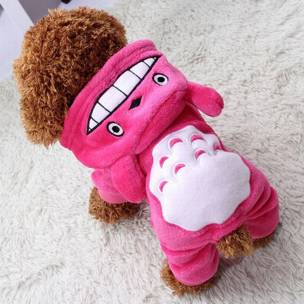Pink onsie for small pup